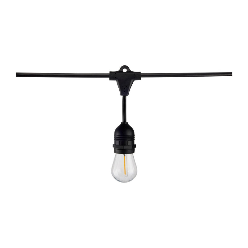 Satco S8037 LED String Light, Black
