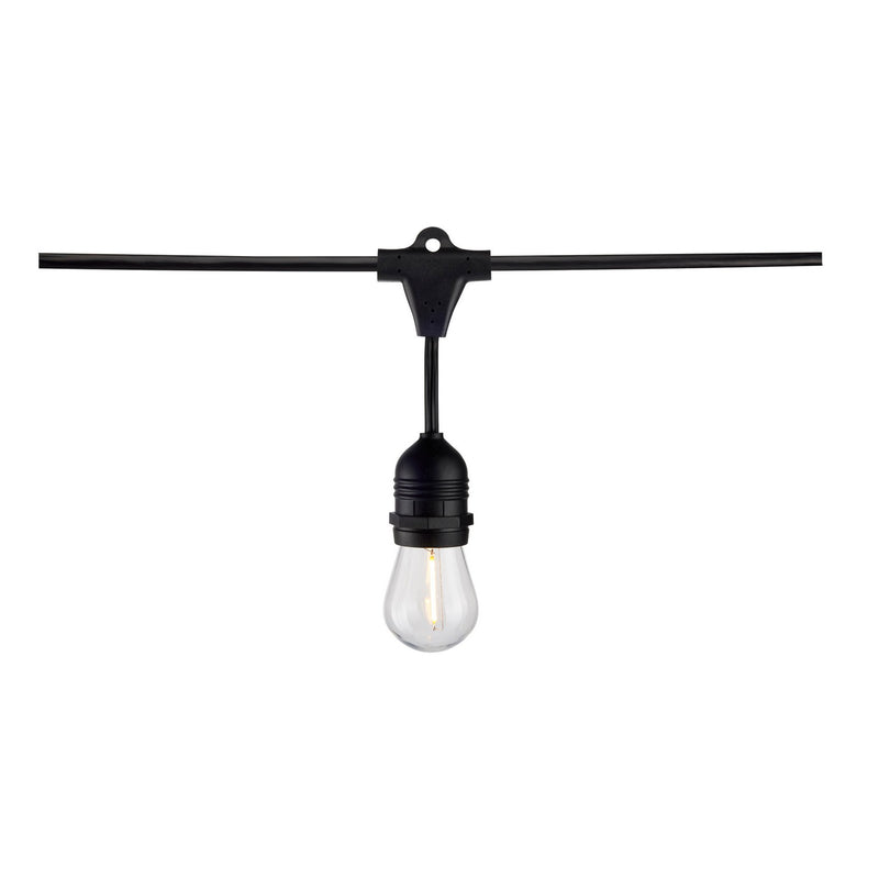 Satco S8037 LED String Light, Black