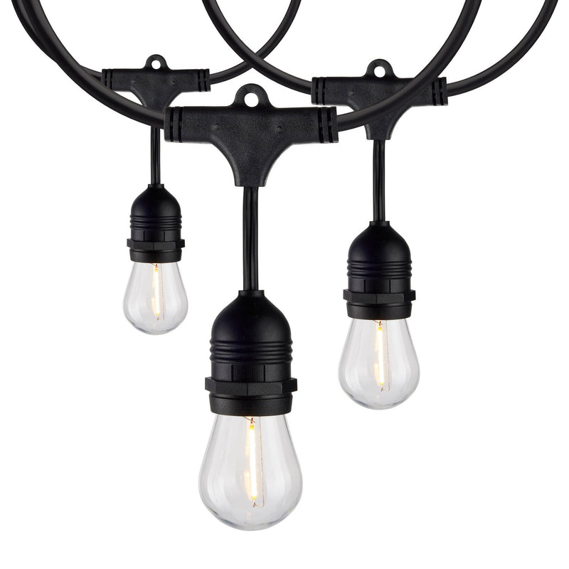 Satco S8037 LED String Light, Black