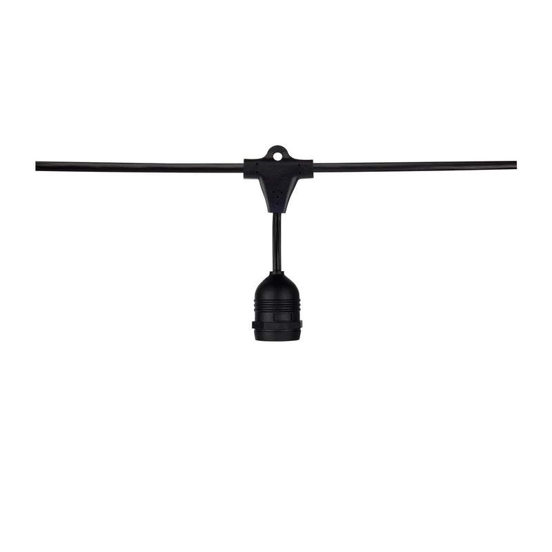 Satco S8039 LED String Light, Black
