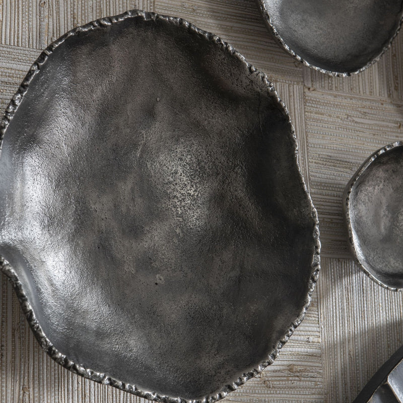 Uttermost 04344 Wall Decor, Set/4, Antiqued Nickel