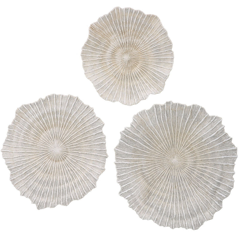 Uttermost 04351 Wall Decor, Textured Ivory And Tan
