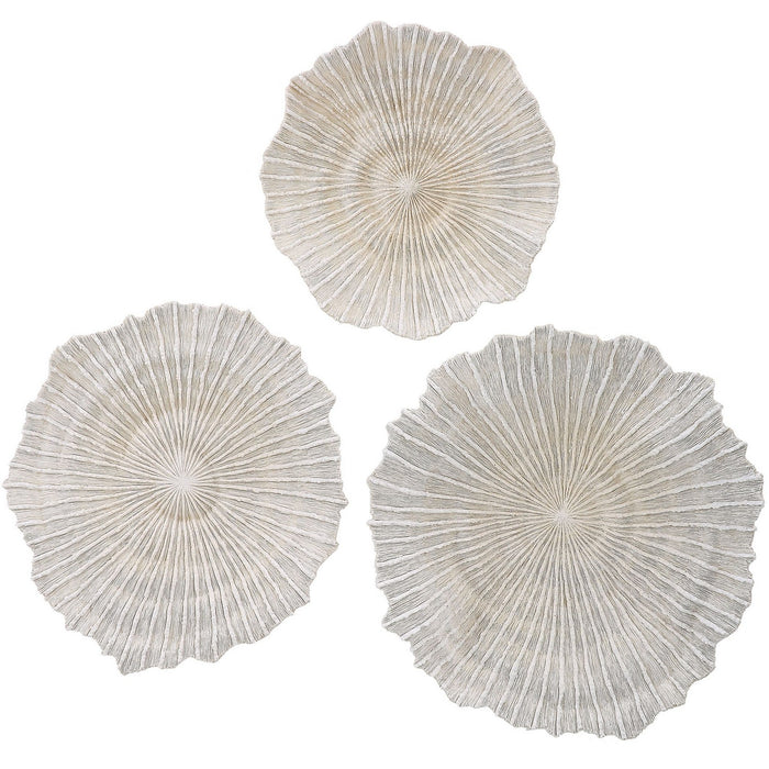 Uttermost 04351 Wall Decor, Textured Ivory And Tan