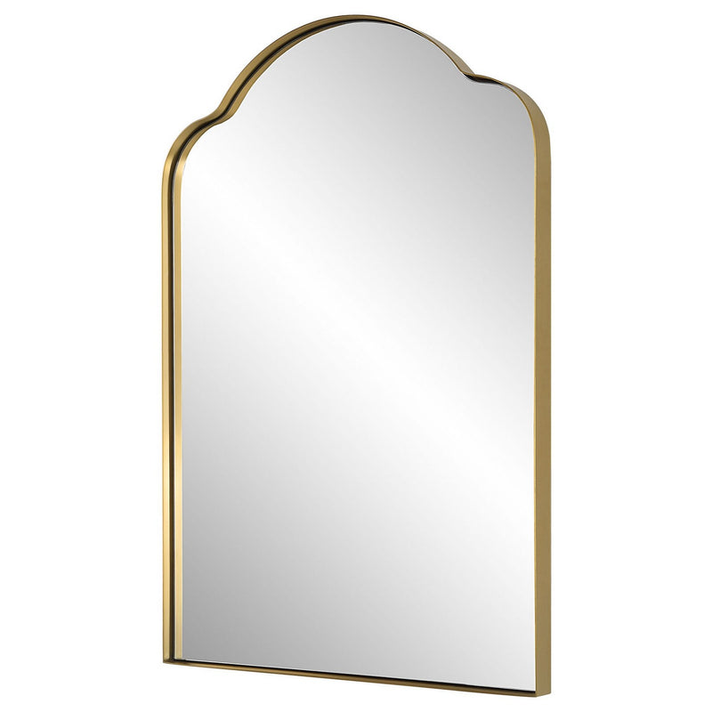 Uttermost 09896 Mirror, Brushed Brass