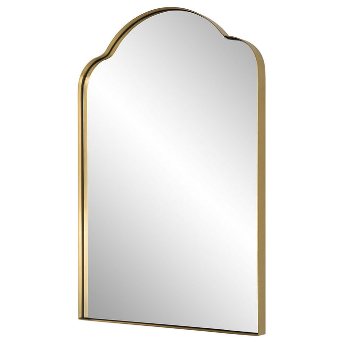 Uttermost 09896 Mirror, Brushed Brass