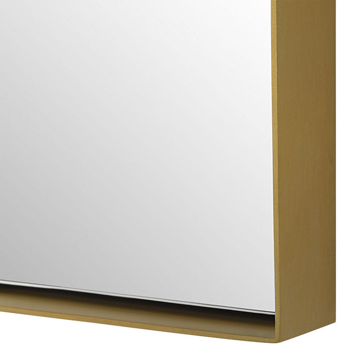 Uttermost 09896 Mirror, Brushed Brass