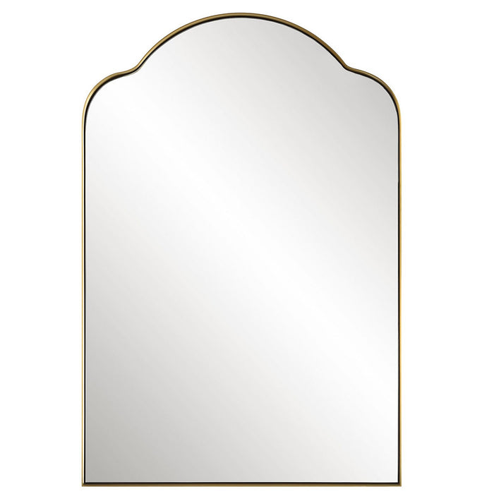 Uttermost 09896 Mirror, Brushed Brass