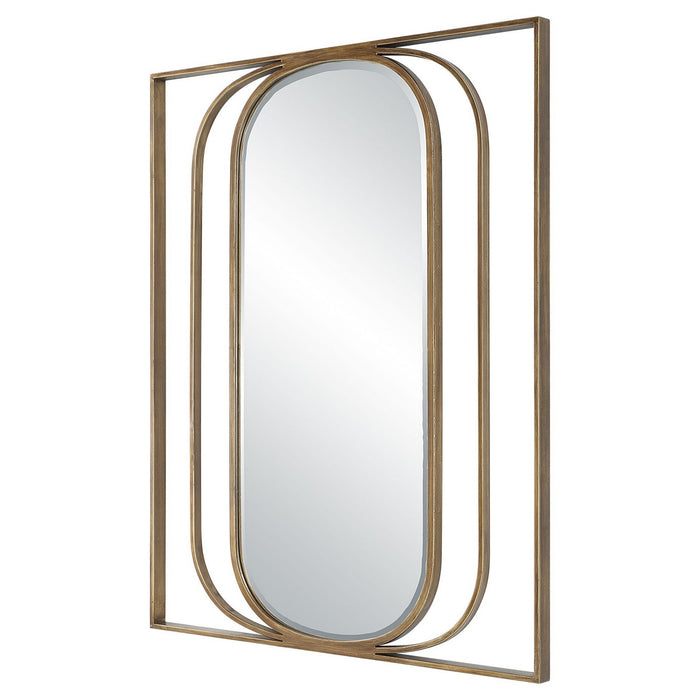 Uttermost 09897 Mirror, Antiqued Gold