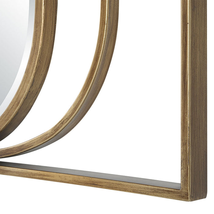 Uttermost 09897 Mirror, Antiqued Gold