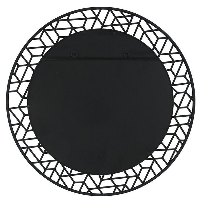 Uttermost 09907 Mirror, Satin Black