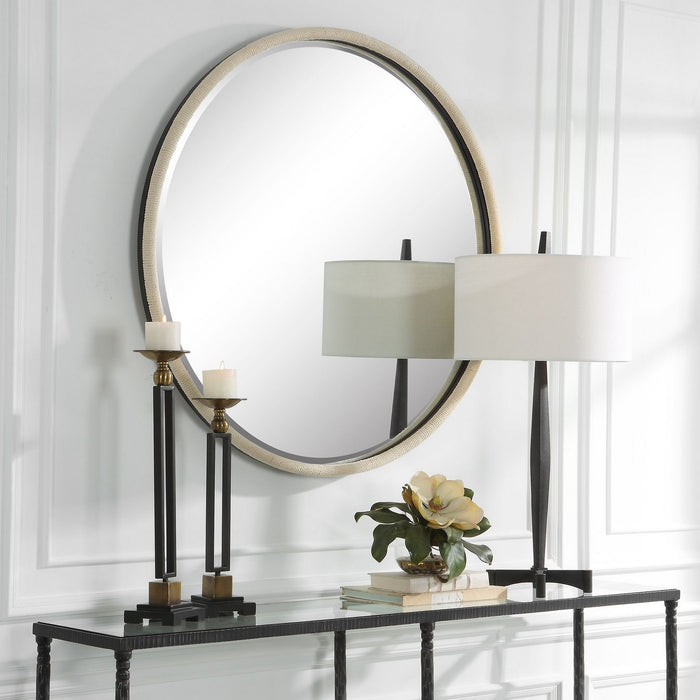 Uttermost 09908 Mirror, Black Iron
