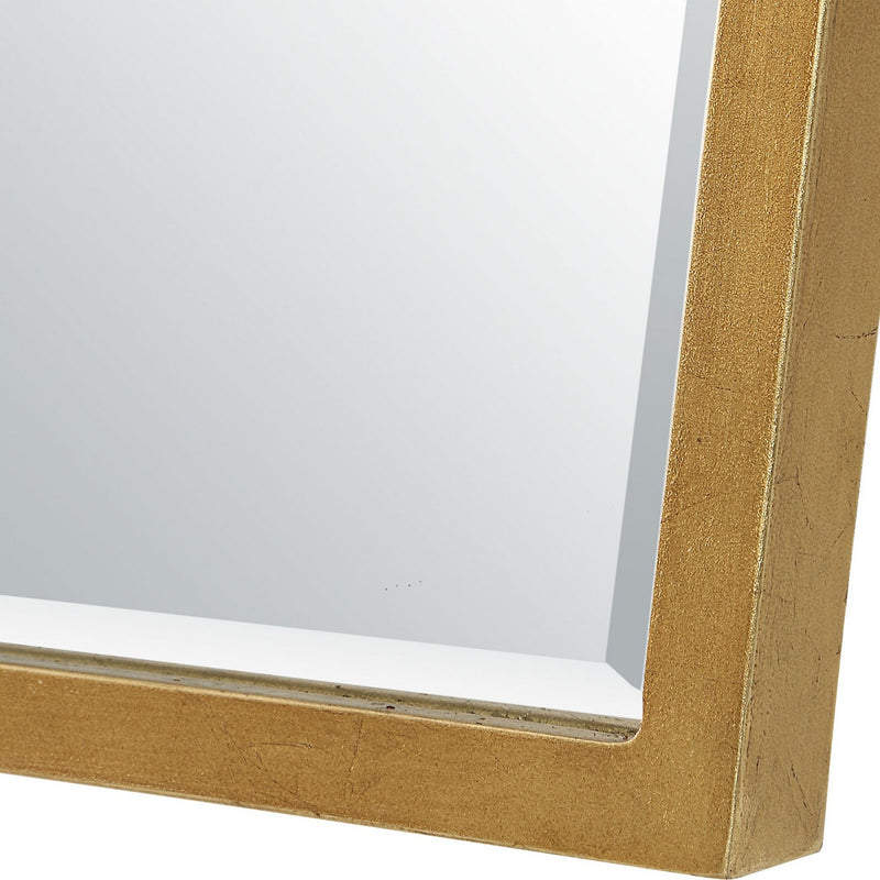 Uttermost 09910 Mirror, Antiqued Gold Leaf