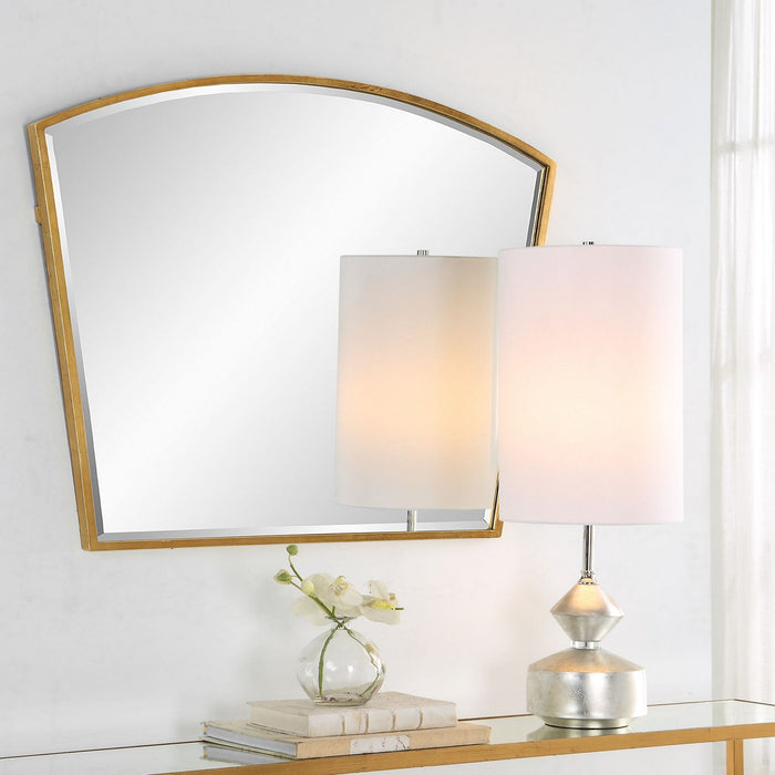 Uttermost 09910 Mirror, Antiqued Gold Leaf