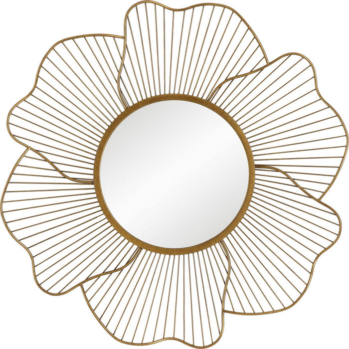 Uttermost 09912 Mirror, Antiqued Gold Leaf