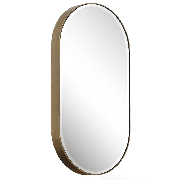 Uttermost 09914 Mirror, Antiqued Golden Bronze
