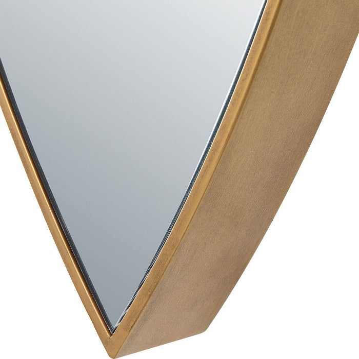 Uttermost 09915 Mirror, Antiqued Golden Bronze