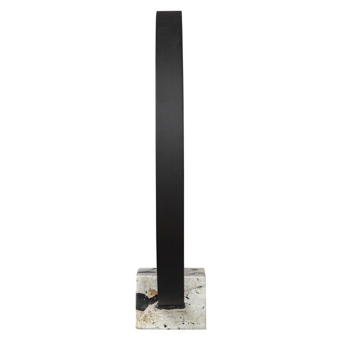 Uttermost 17112 Sculpture, Brushed Satin Black