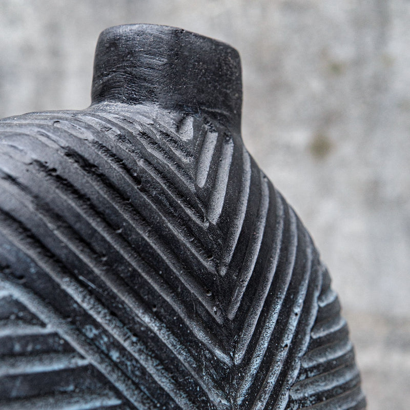 Uttermost 17114 Vases, Set/2, Aged Black