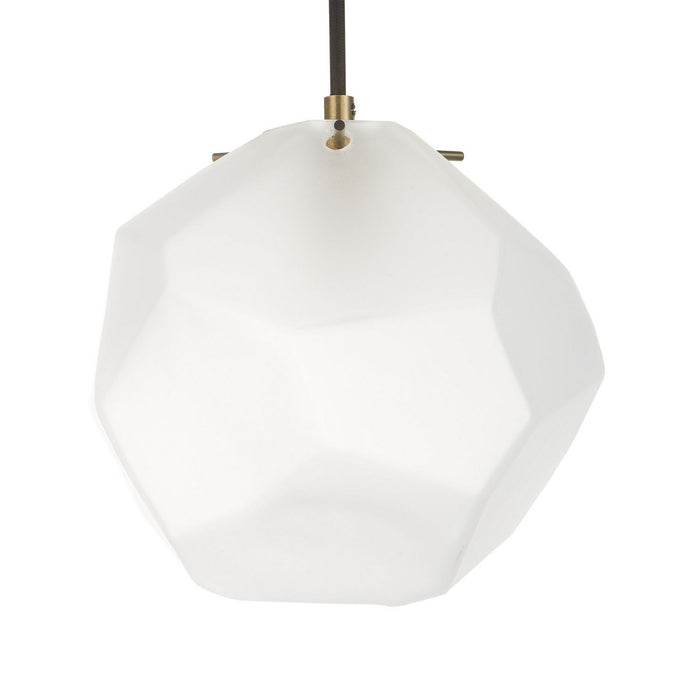 Uttermost 21576 One Light Mini Pendant, Matte Antique Brass