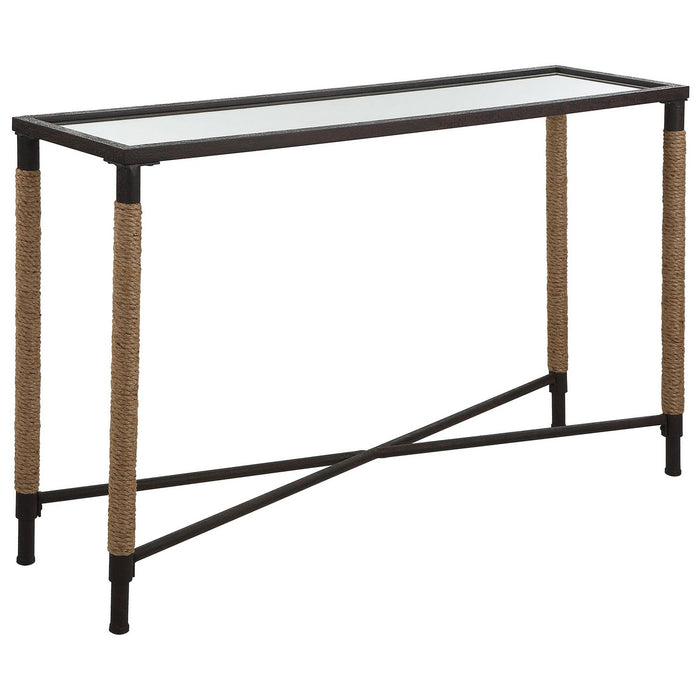 Uttermost 22880 Console Table, Rustic Iron
