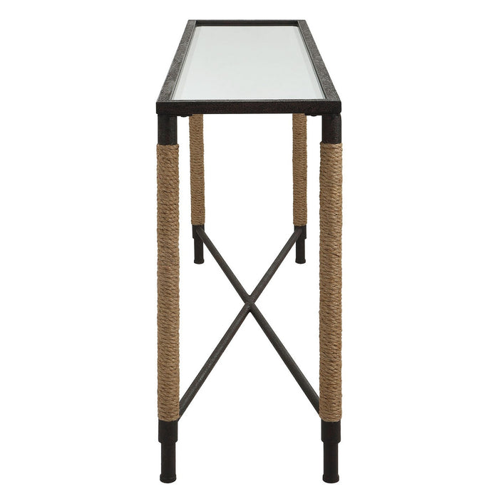 Uttermost 22880 Console Table, Rustic Iron