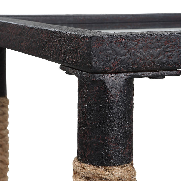 Uttermost 22880 Console Table, Rustic Iron