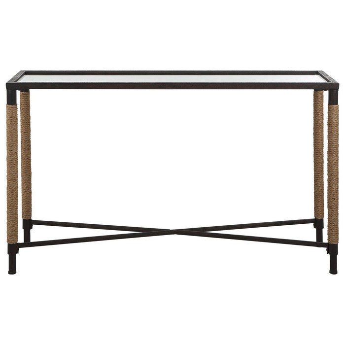 Uttermost 22880 Console Table, Rustic Iron