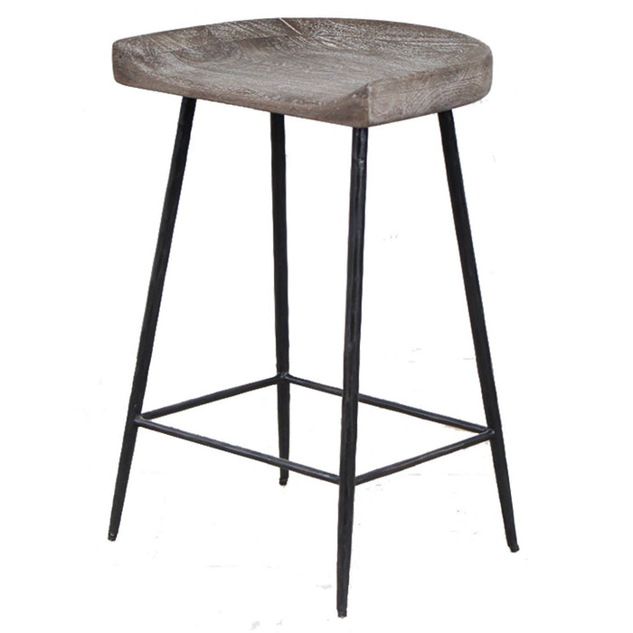 Uttermost 22885 Counter Stool, Satin Black