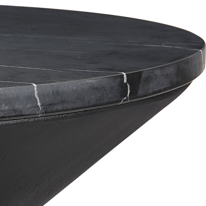 Uttermost 22888 Side Table, Matte Black