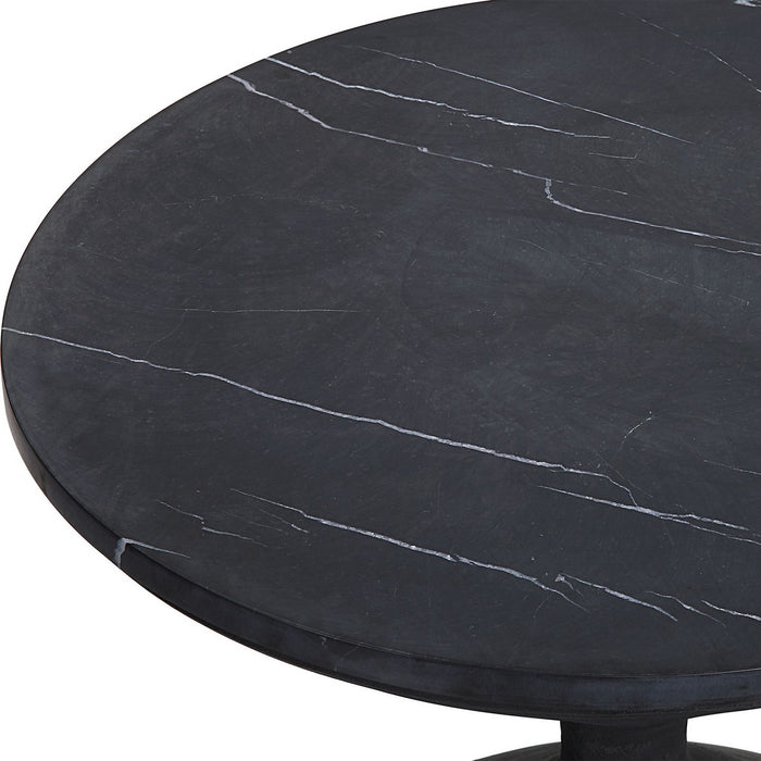 Uttermost 22888 Side Table, Matte Black