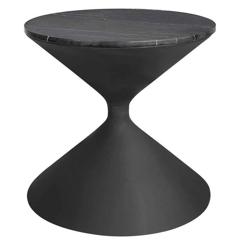 Uttermost 22888 Side Table, Matte Black