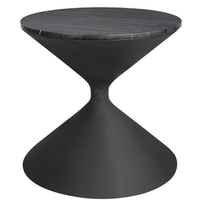 Uttermost 22888 Side Table, Matte Black