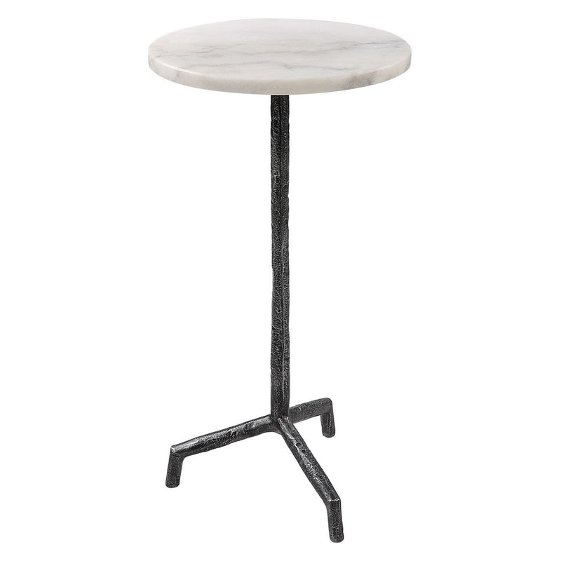 Uttermost 22897 Drink Table, Textured Iron