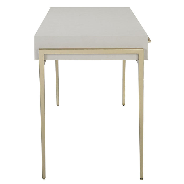 Uttermost 22900 Desk, Gold Leaf