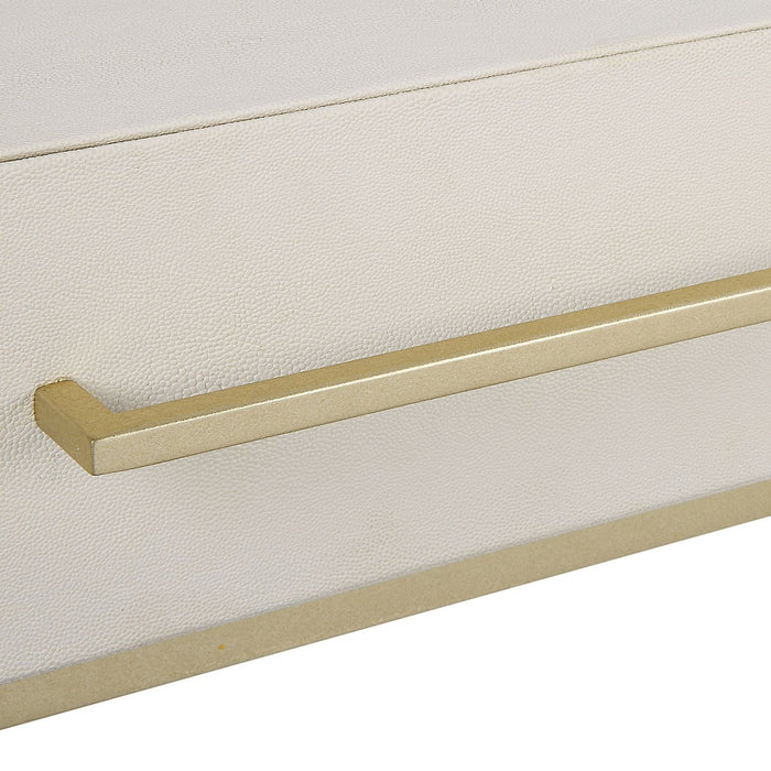 Uttermost 22900 Desk, Gold Leaf