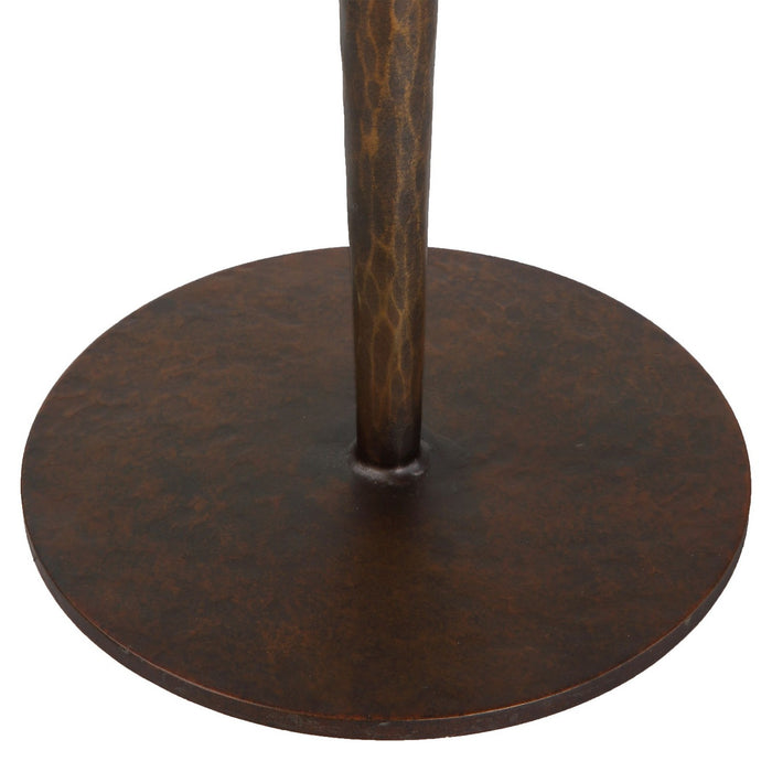Uttermost 22904 Accent Table, Rustic Copper Bronzed