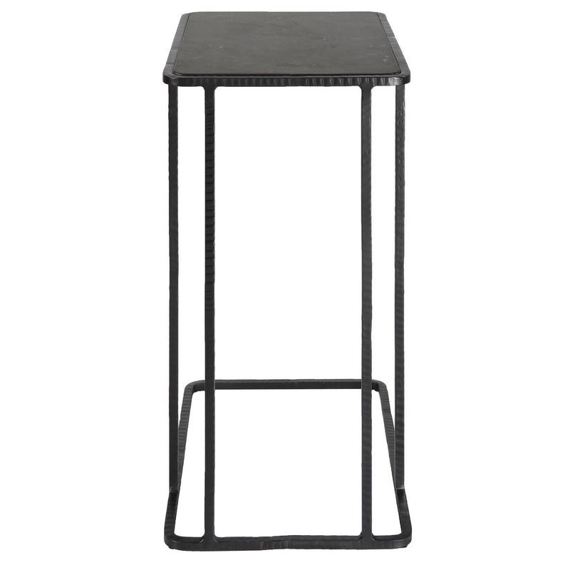Uttermost 22905 Accent Table, Polished Bluestone