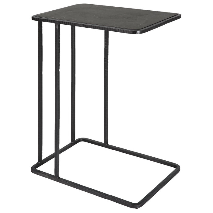 Uttermost 22905 Accent Table, Polished Bluestone