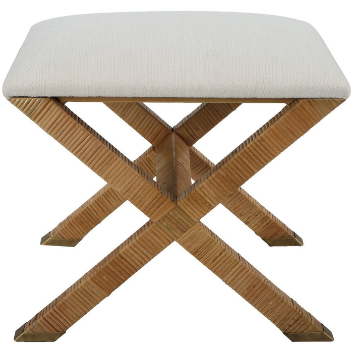 Uttermost 23745 Bench, Antique Brass