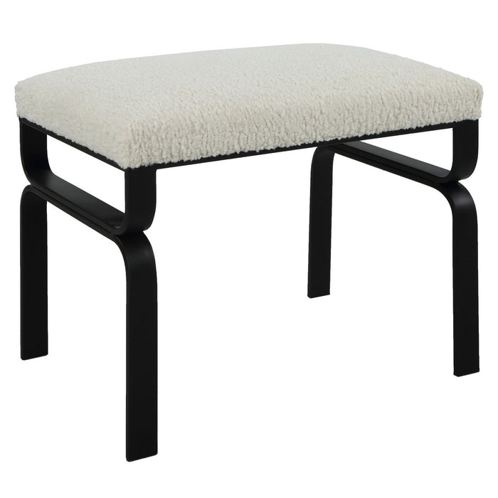 Uttermost 23749 Bench, Satin Black