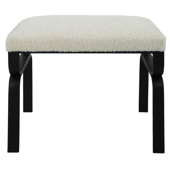 Uttermost 23749 Bench, Satin Black