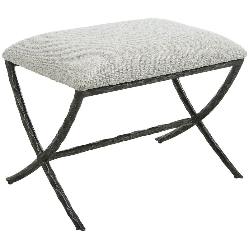 Uttermost 23750 Bench, Distressed Charcoal