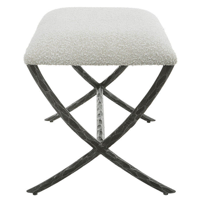Uttermost 23750 Bench, Distressed Charcoal