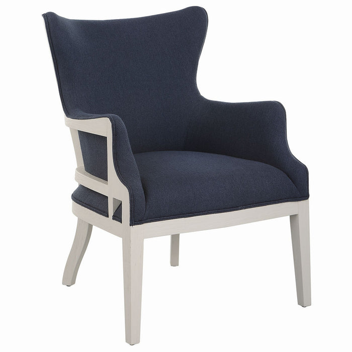 Uttermost 23753 Accent Chair, Solid Wood