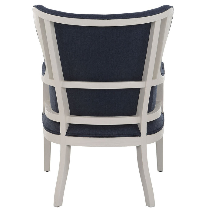 Uttermost 23753 Accent Chair, Solid Wood