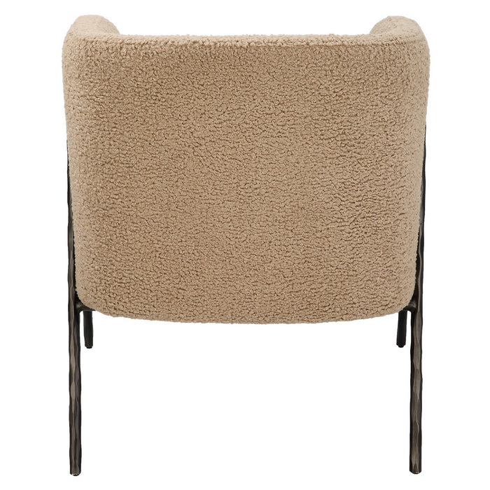Uttermost 23754 Chair, Dark Bronze
