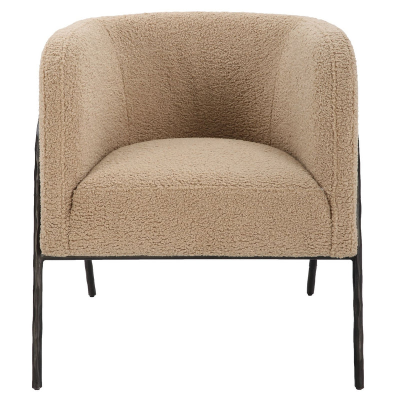 Uttermost 23754 Chair, Dark Bronze