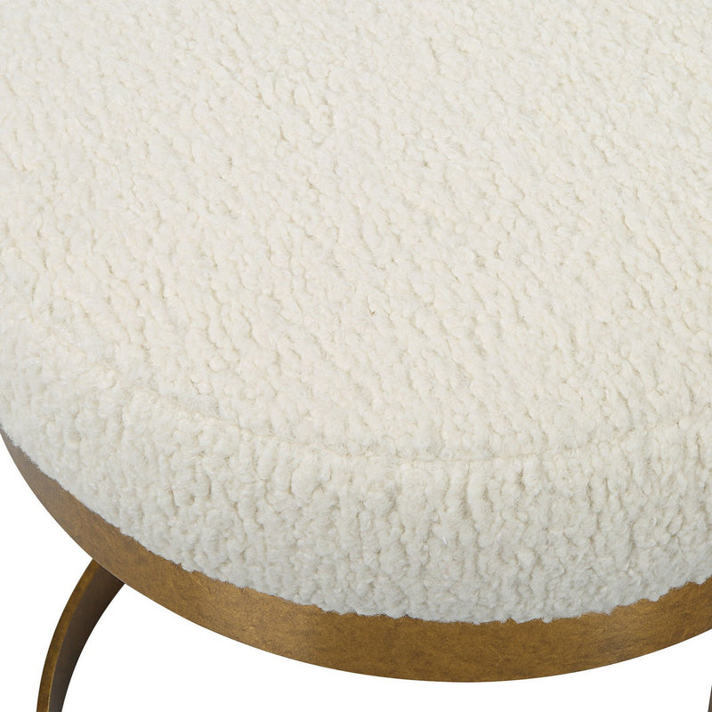 Uttermost 23757 Bench, Antique Gold Leaf