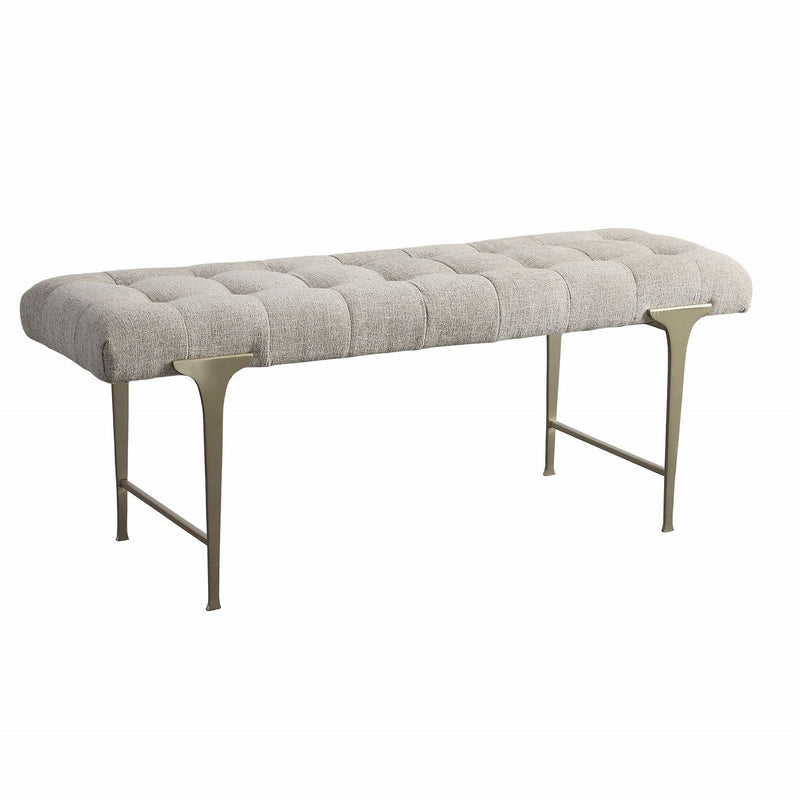 Uttermost 23765 Bench, Satin Champagne