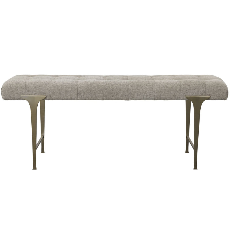 Uttermost 23765 Bench, Satin Champagne